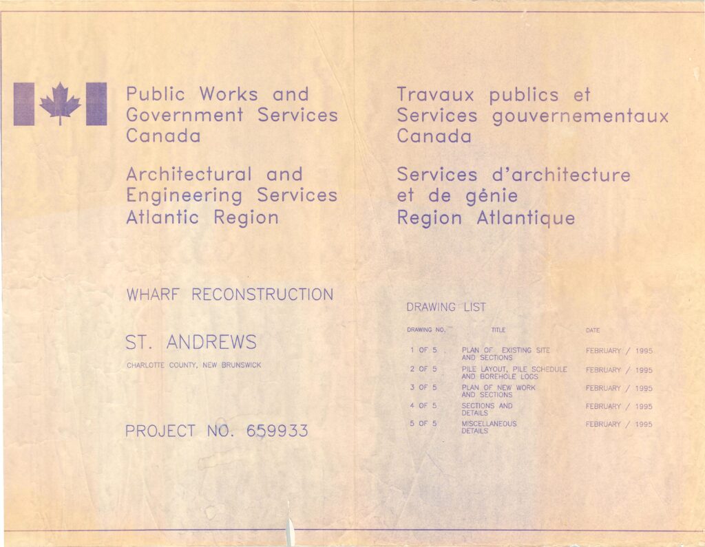 Saint Andrews Wharf Reconstruction 1995