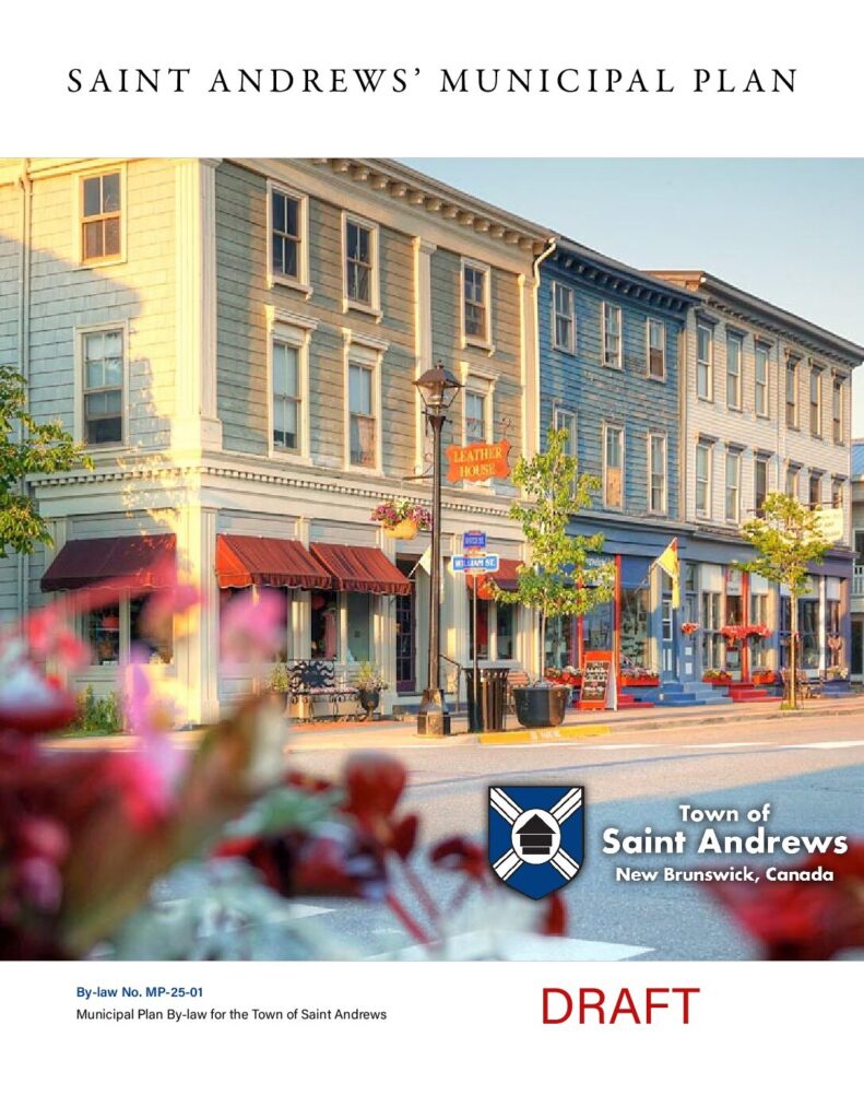 Town of Saint Andrews Municipal Plan DRAFT 2025